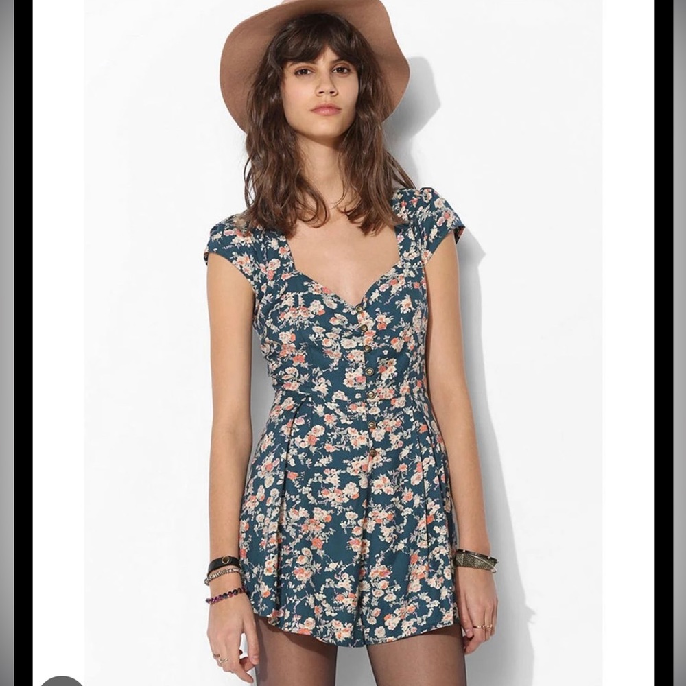 Urban outfitters floral romper